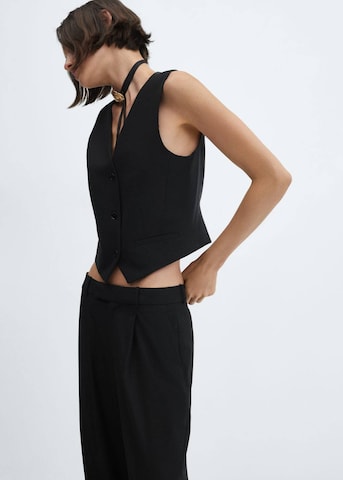 MANGO Vest 'maura' in Black