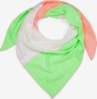 styleBREAKER Tuch '3-Farbiges Musselin Dreieckstuch' in One Size in neongrün, Produktansicht