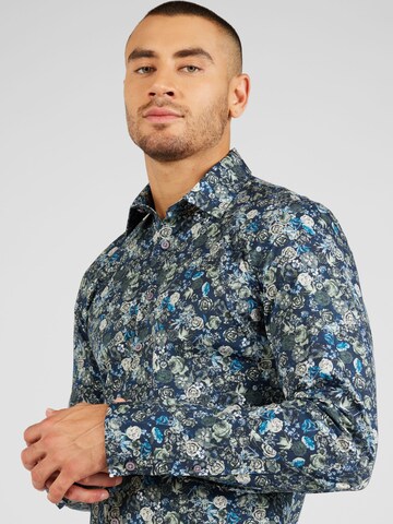 Lindbergh Slim Fit Hemd in Grün
