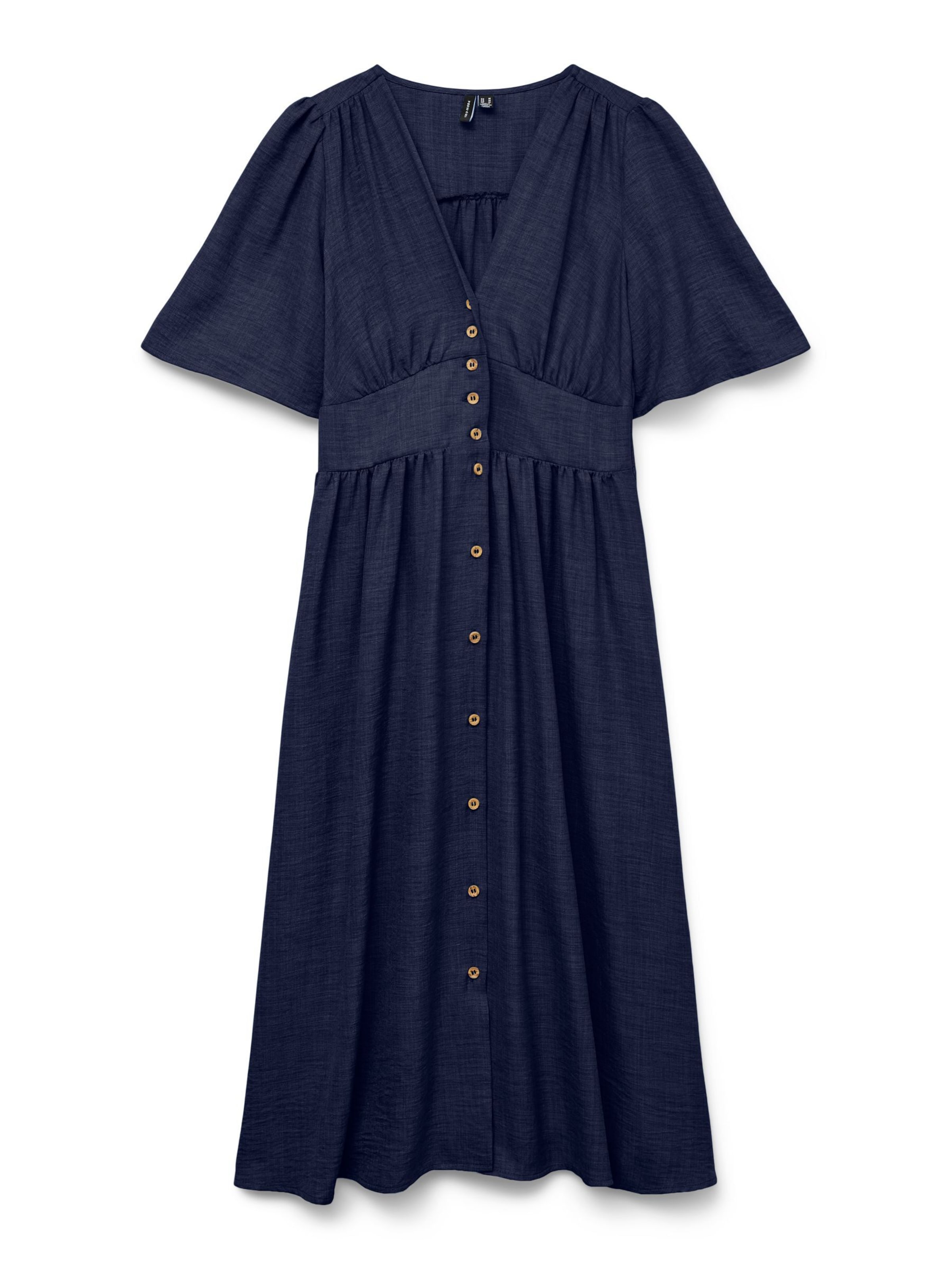 Robe-chemise 'VMMelaney' VERO MODA en bleu : devant