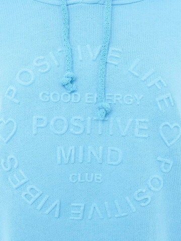 Felpa 'Positive Mind' di Zwillingsherz in blu