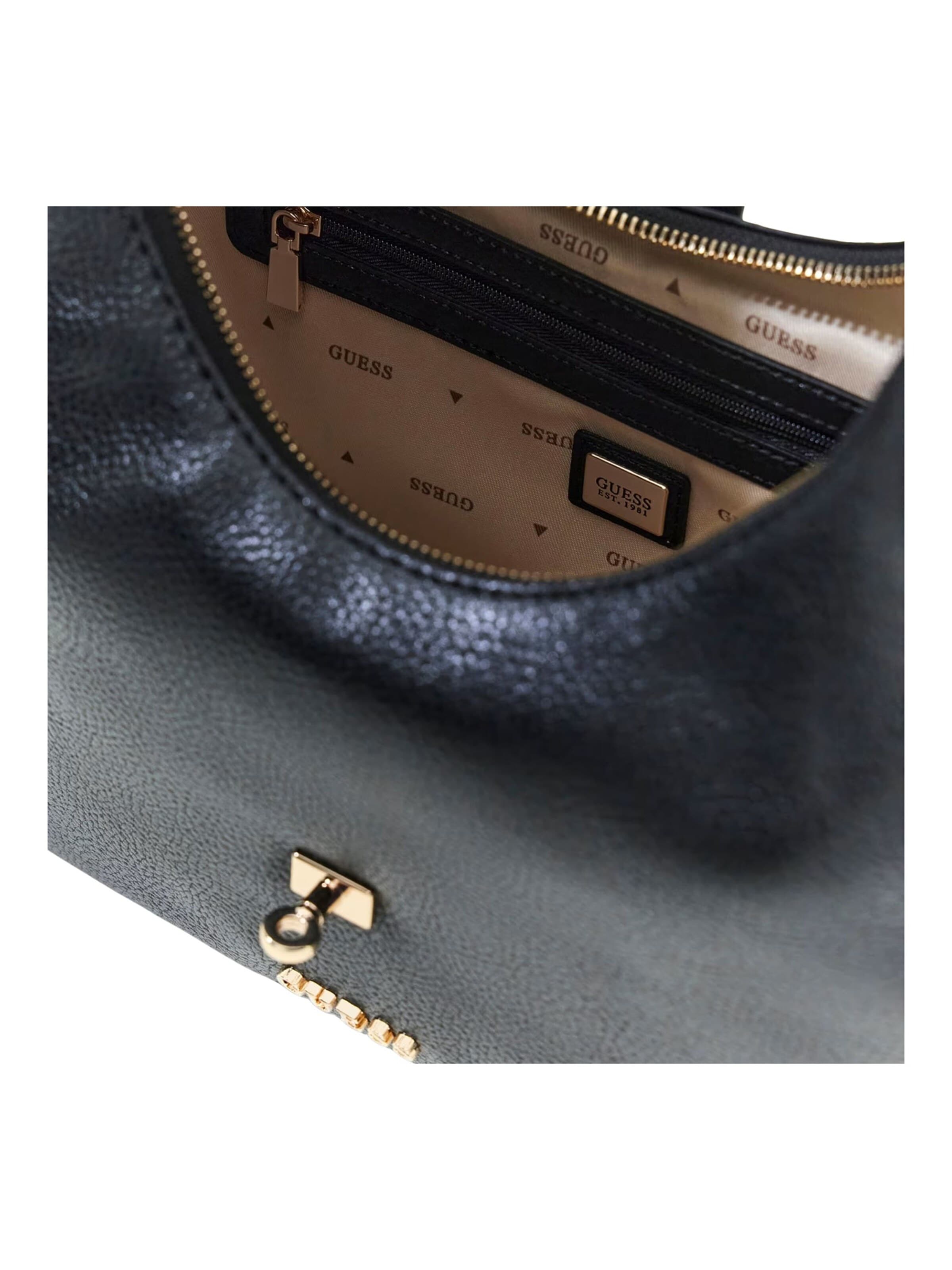 Borsa a spalla 'Guess Borsa Brooke Hobo' di GUESS in nero