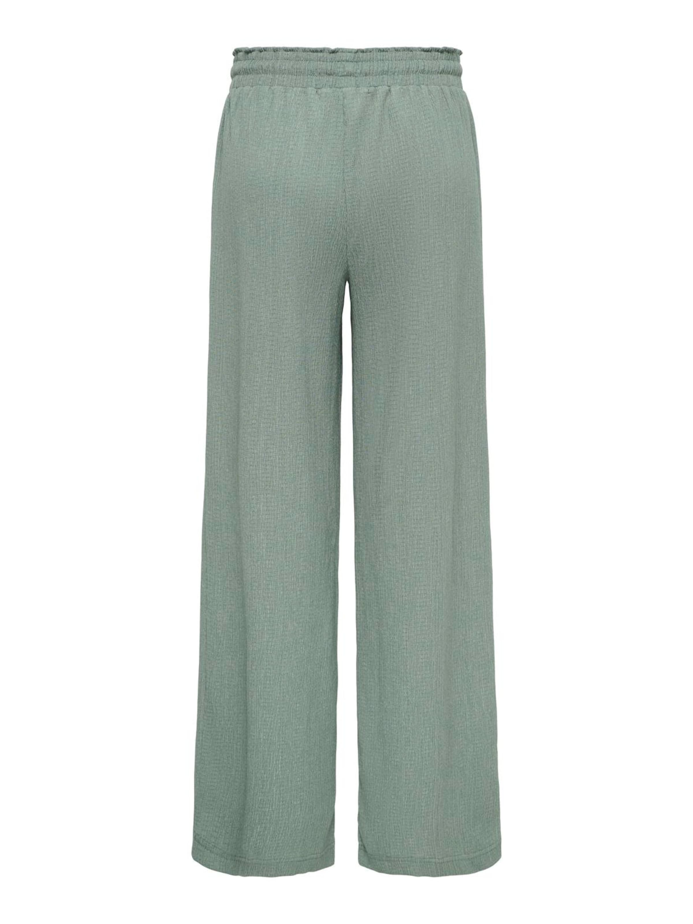 ONLY Wide leg Pants 'ONLAlta' in Green