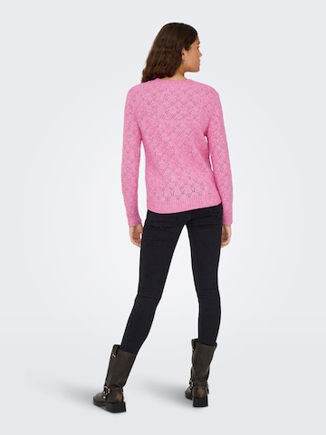 JDY Trui 'AMANDA' in Roze