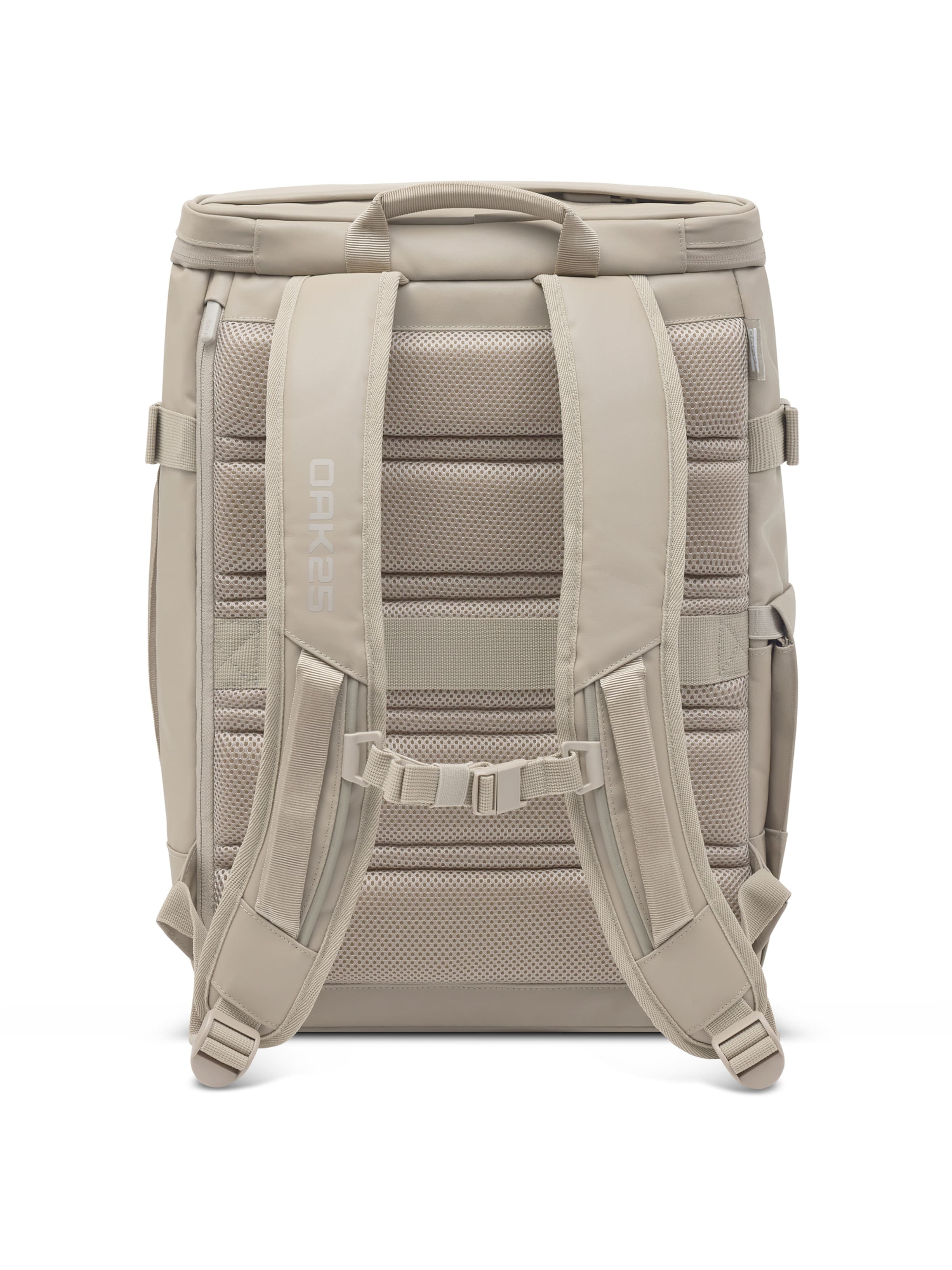 OAK25 Rugzak in Beige: terug