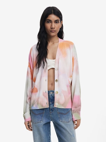 Desigual Вязаная кофта в Белый: спереди