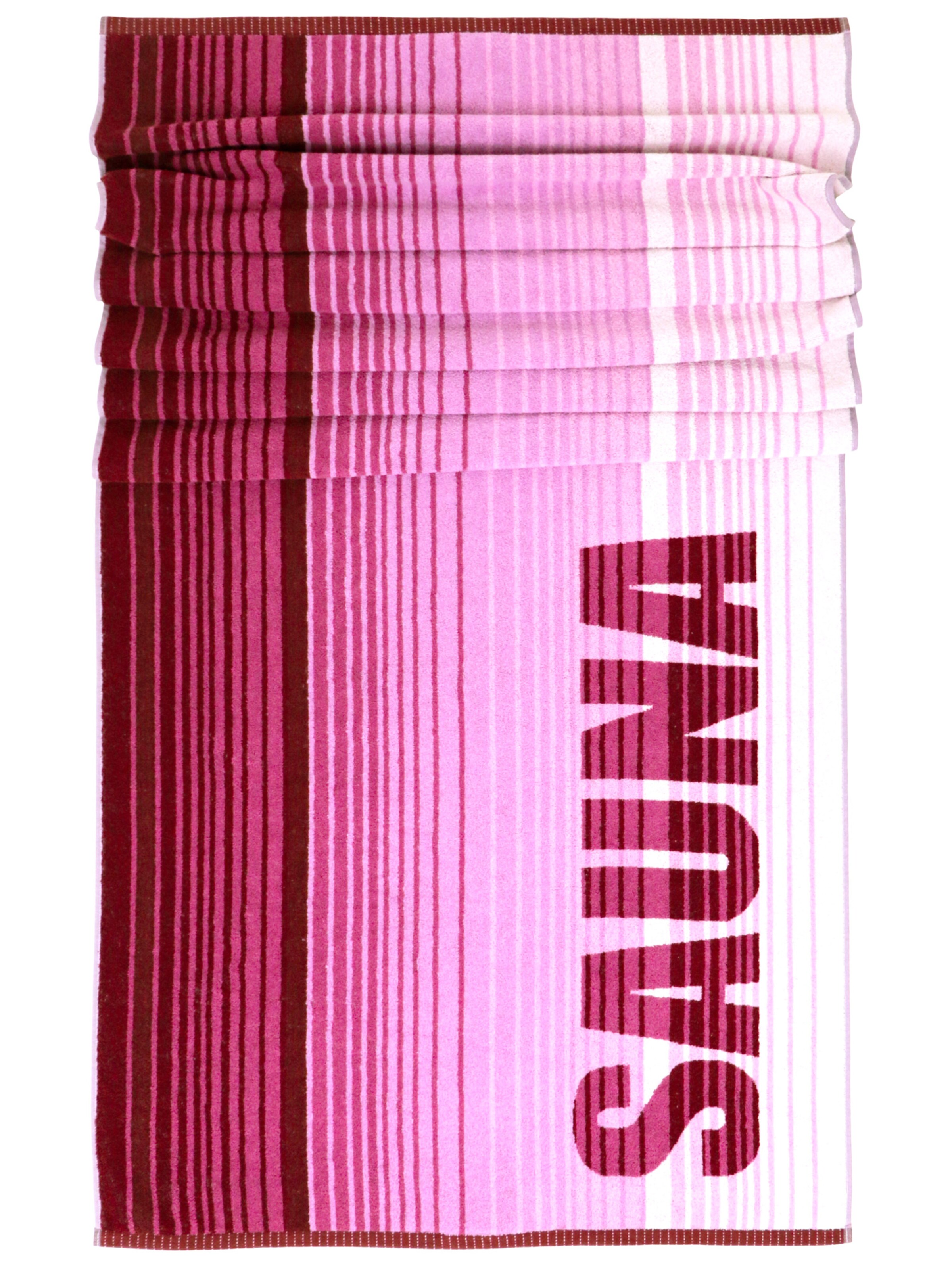 Lashuma Handtuch 'Oslo'‌‌‌ in Pink: Vorderseite