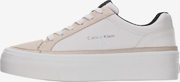 Calvin Klein Sneakers in White: front