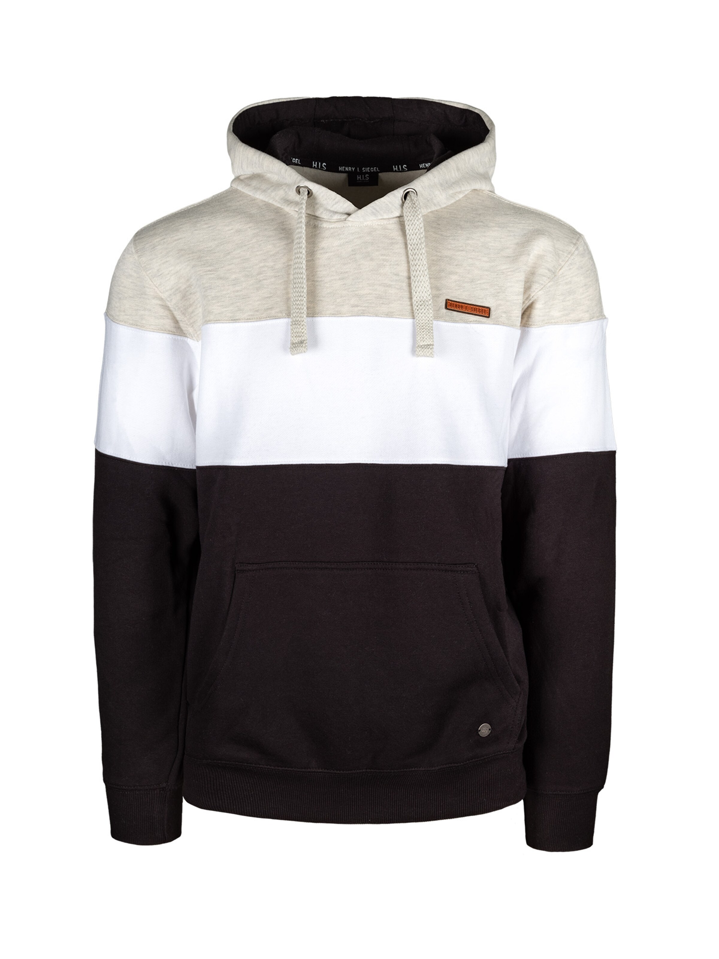 H.I.S - Sweatshirt em preto: frente