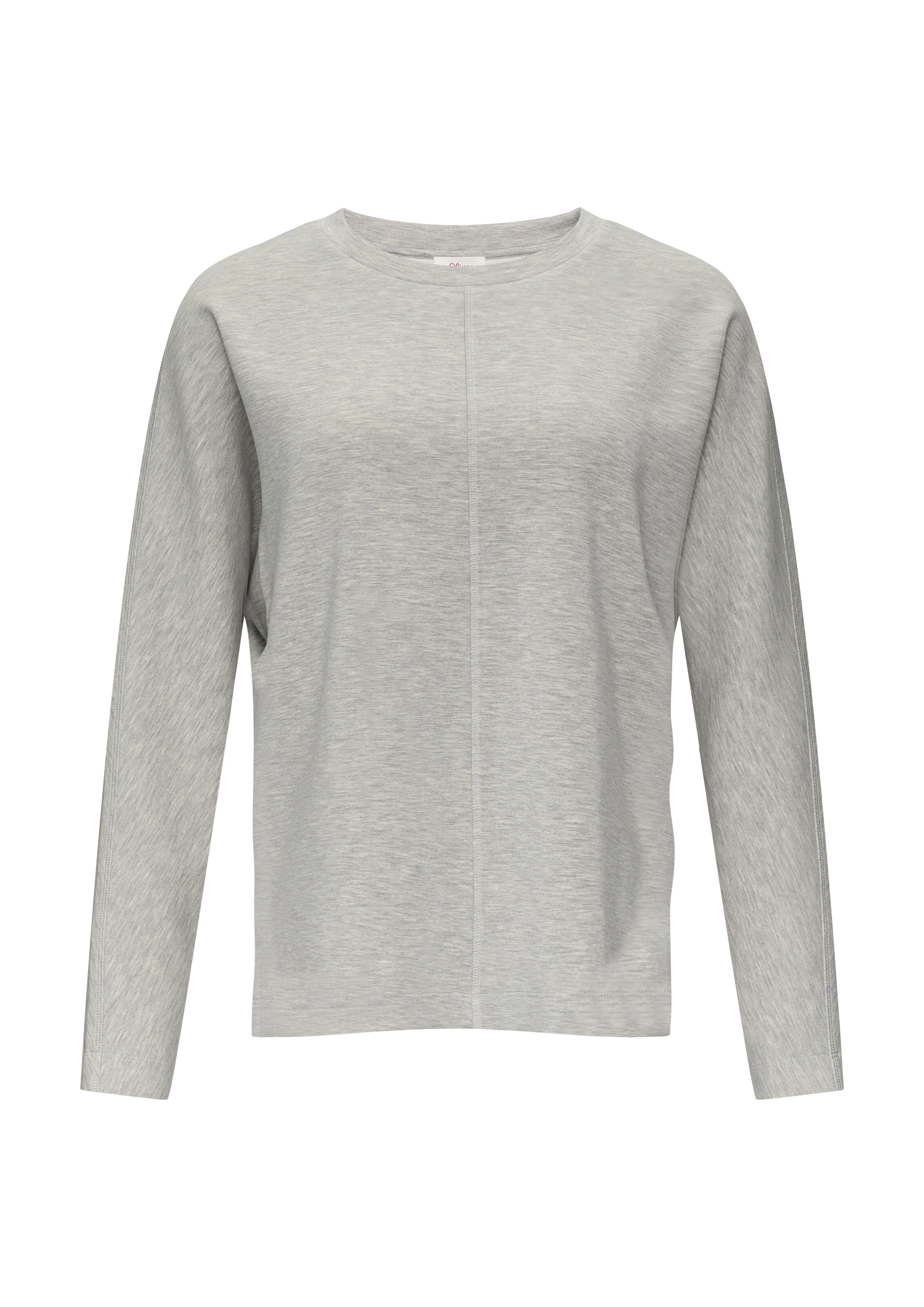 s.Oliver Sweatshirt in Grau: Vorderseite