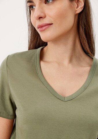 T-shirt s.Oliver en vert