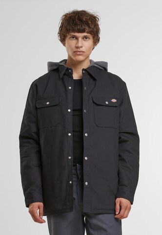 Veste mi-saison DICKIES en noir : devant