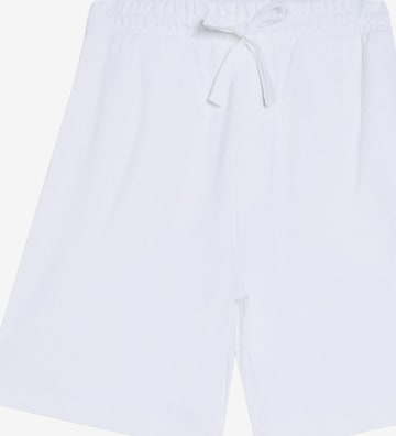 Bershka Loosefit Byxa i vit: framsida