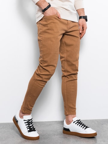 Ombre Slim fit Jeans 'P1058' in Beige