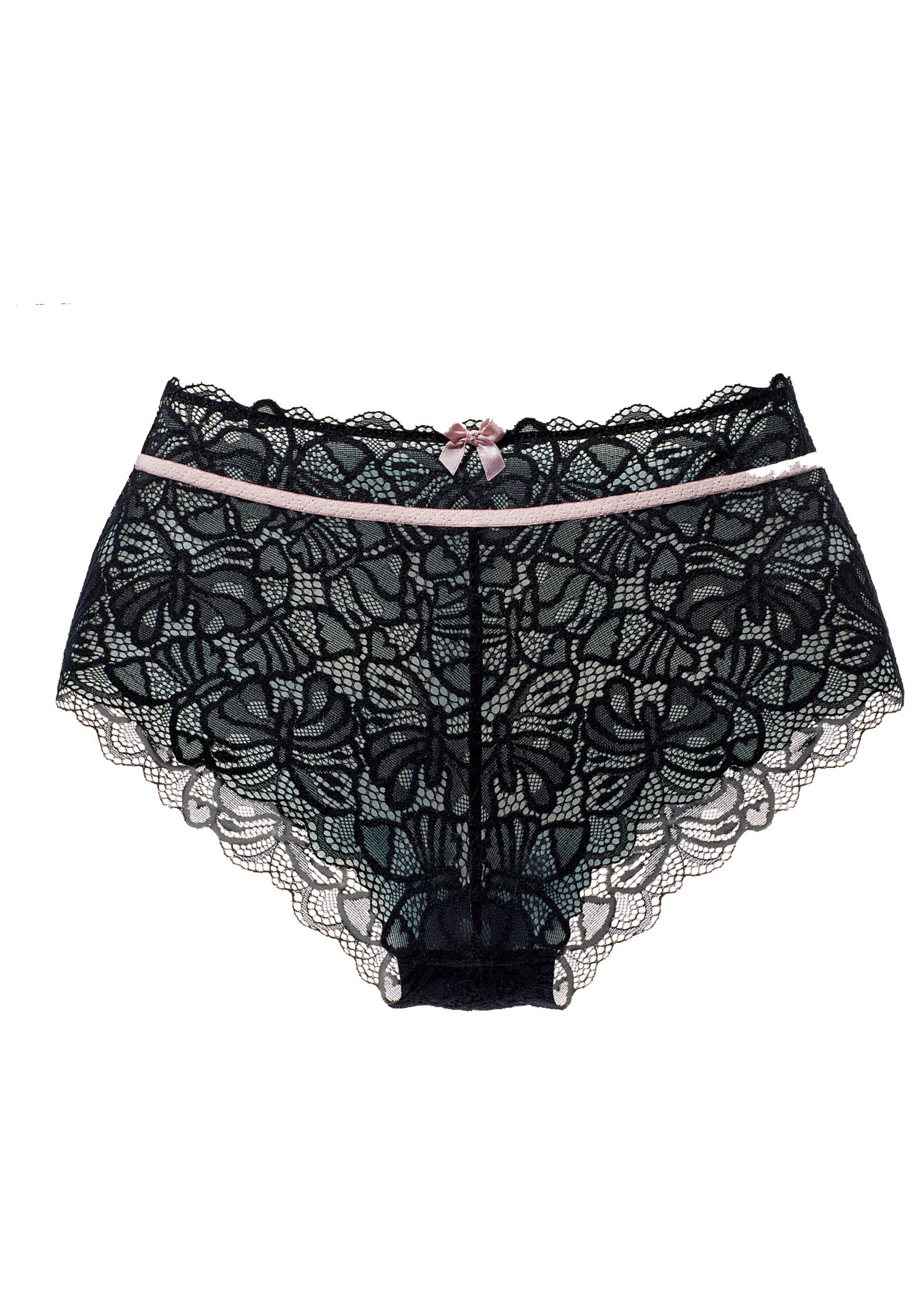 NUANCE Panty in Black: front