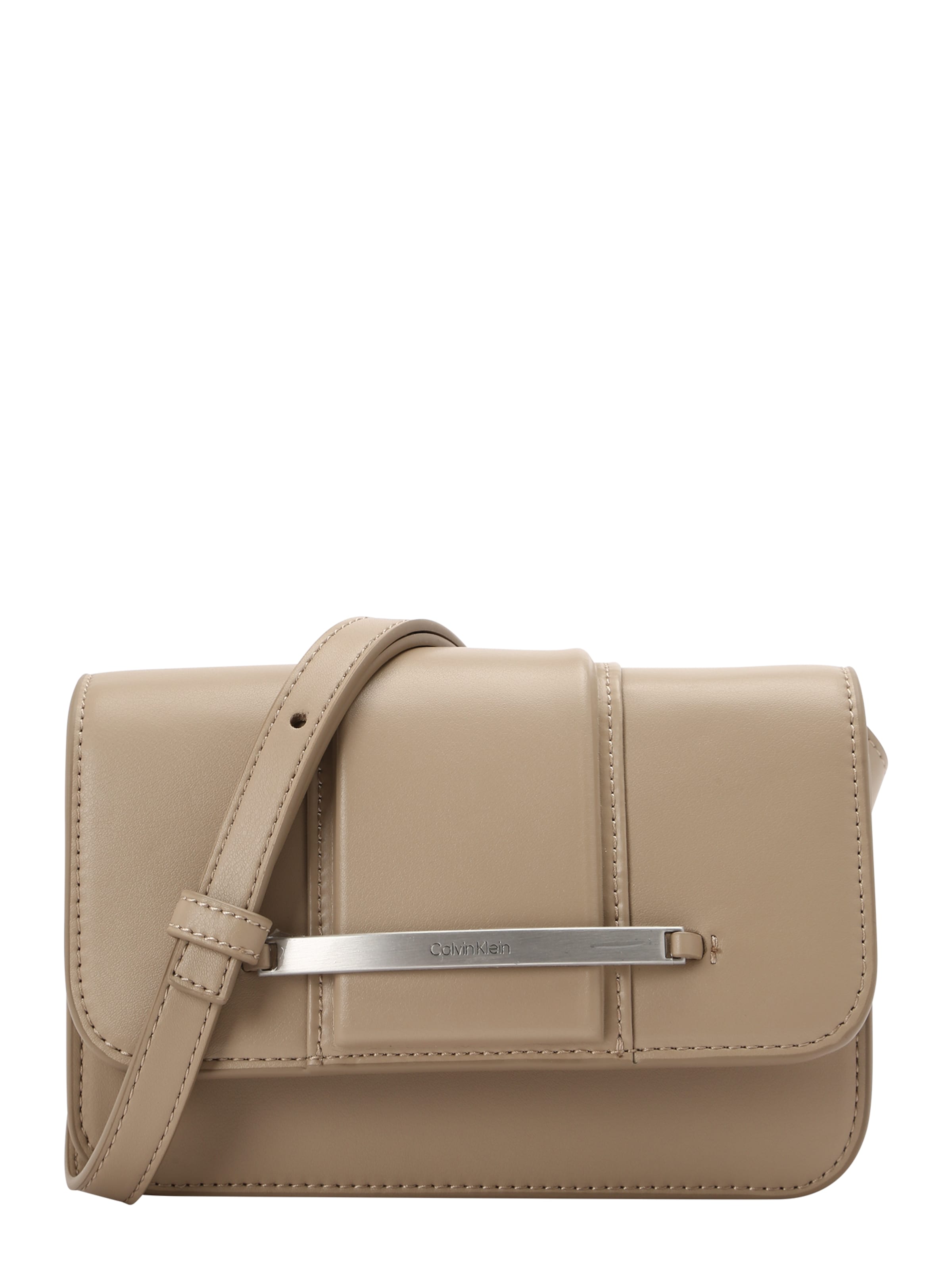 Sac à bandoulière 'Bar' Calvin Klein en beige : devant