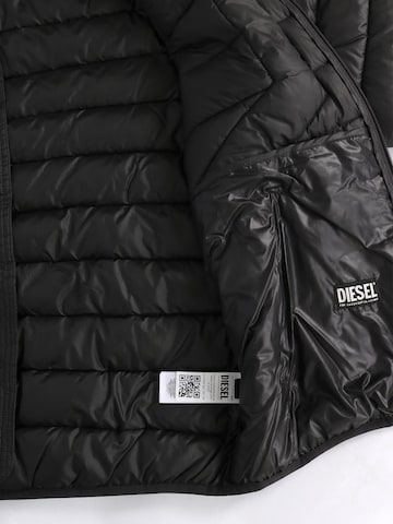 DIESEL - Casaco meia-estação 'W-DWAIN-OUTHOOD' em preto