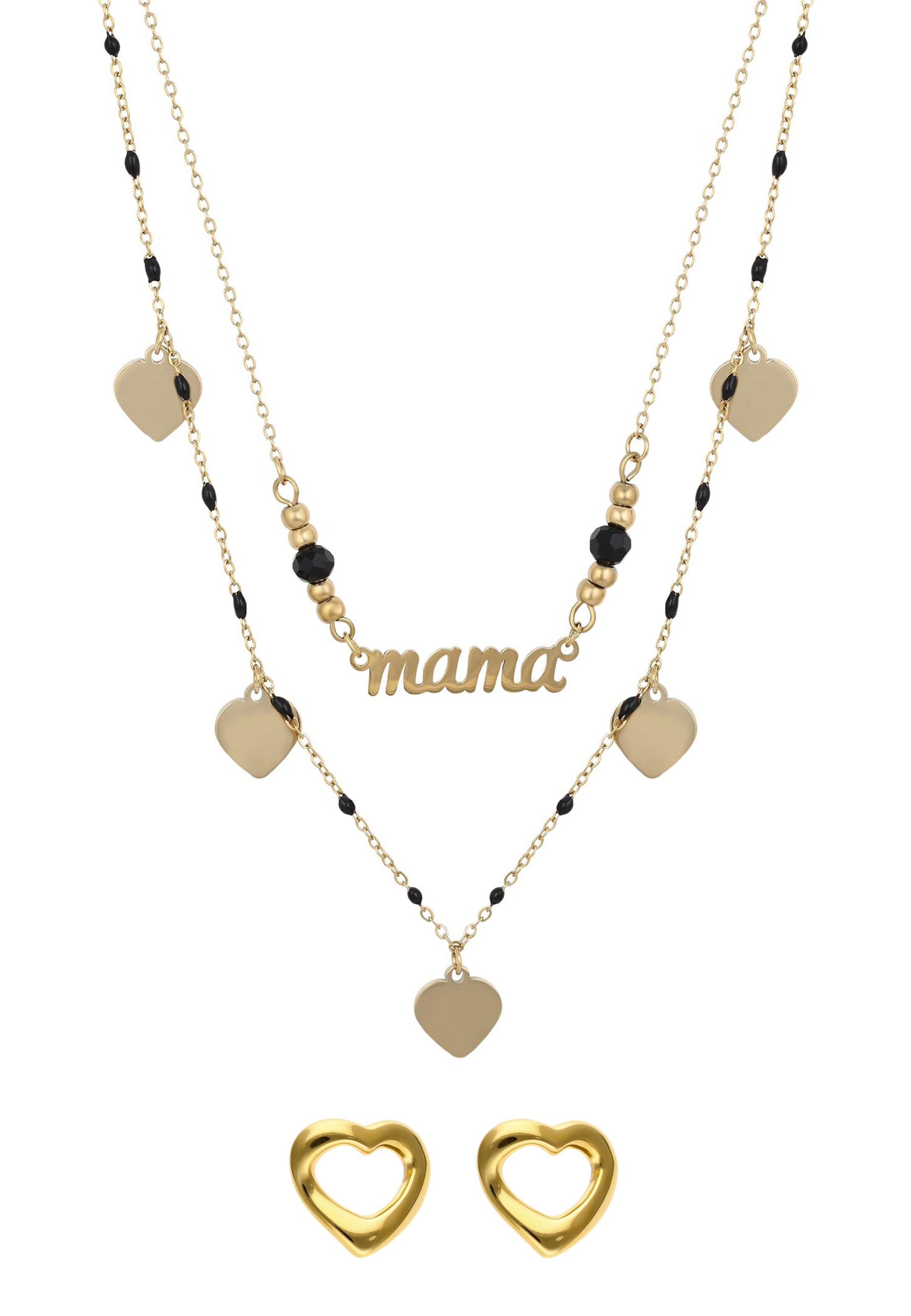 faina - Conjunto de joyería en oro: frente