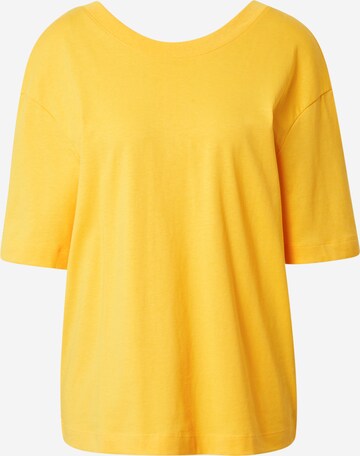 UNITED COLORS OF BENETTON T-shirt i gul: framsida