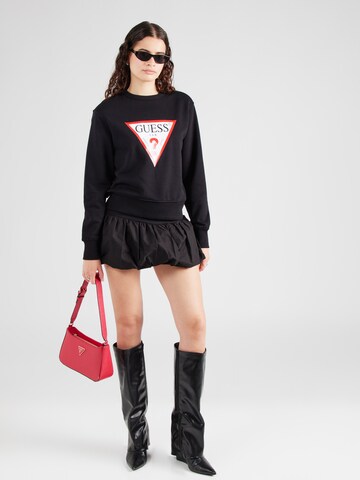 GUESS Sweatshirt in Schwarz