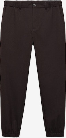 MANGO MAN Tapered Pants 'Murlo' in Brown: front