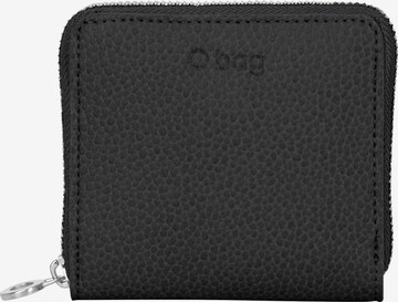 O bag Wallet in Black: front