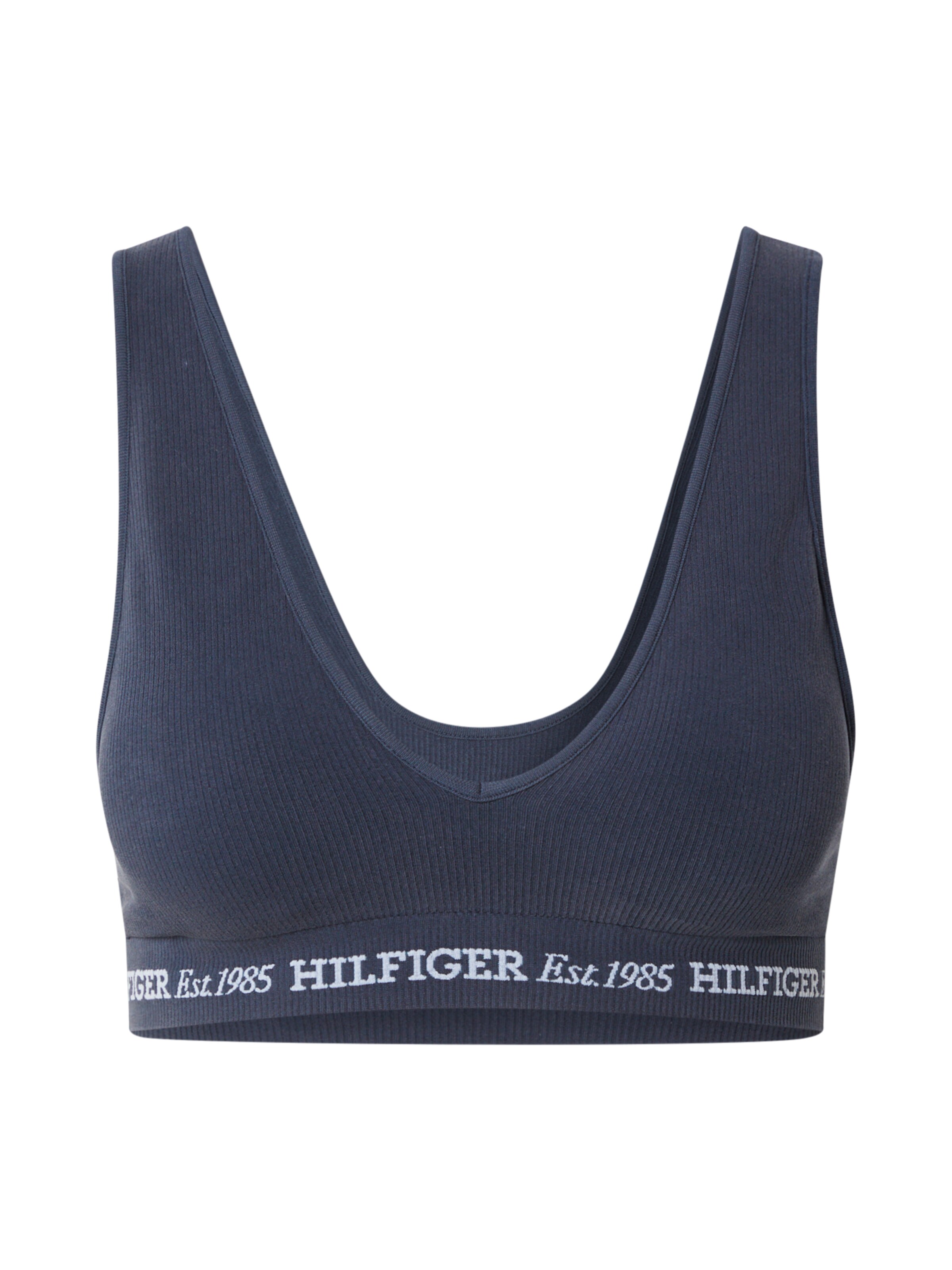 Tommy Hilfiger Underwear Сутиен с триъгълни чашки Сутиен в синьо: отпред