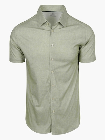DESOTO Button Up Shirt in Green: front