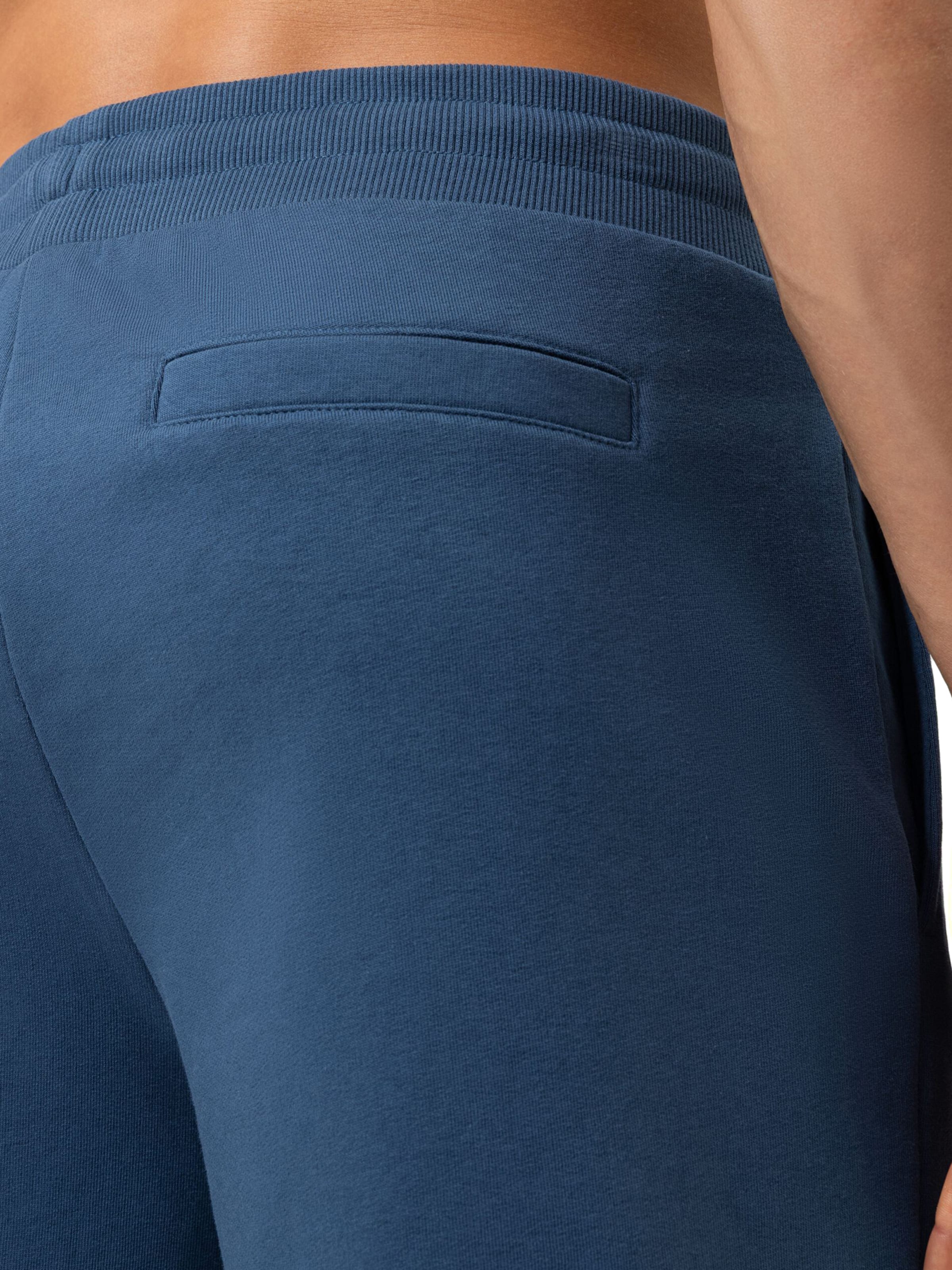 Mey Regular Trousers 'Terry Essentials' in Blue