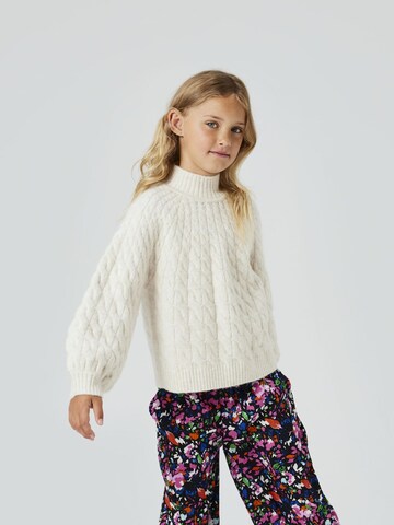 Pull-over NAME IT en blanc : devant