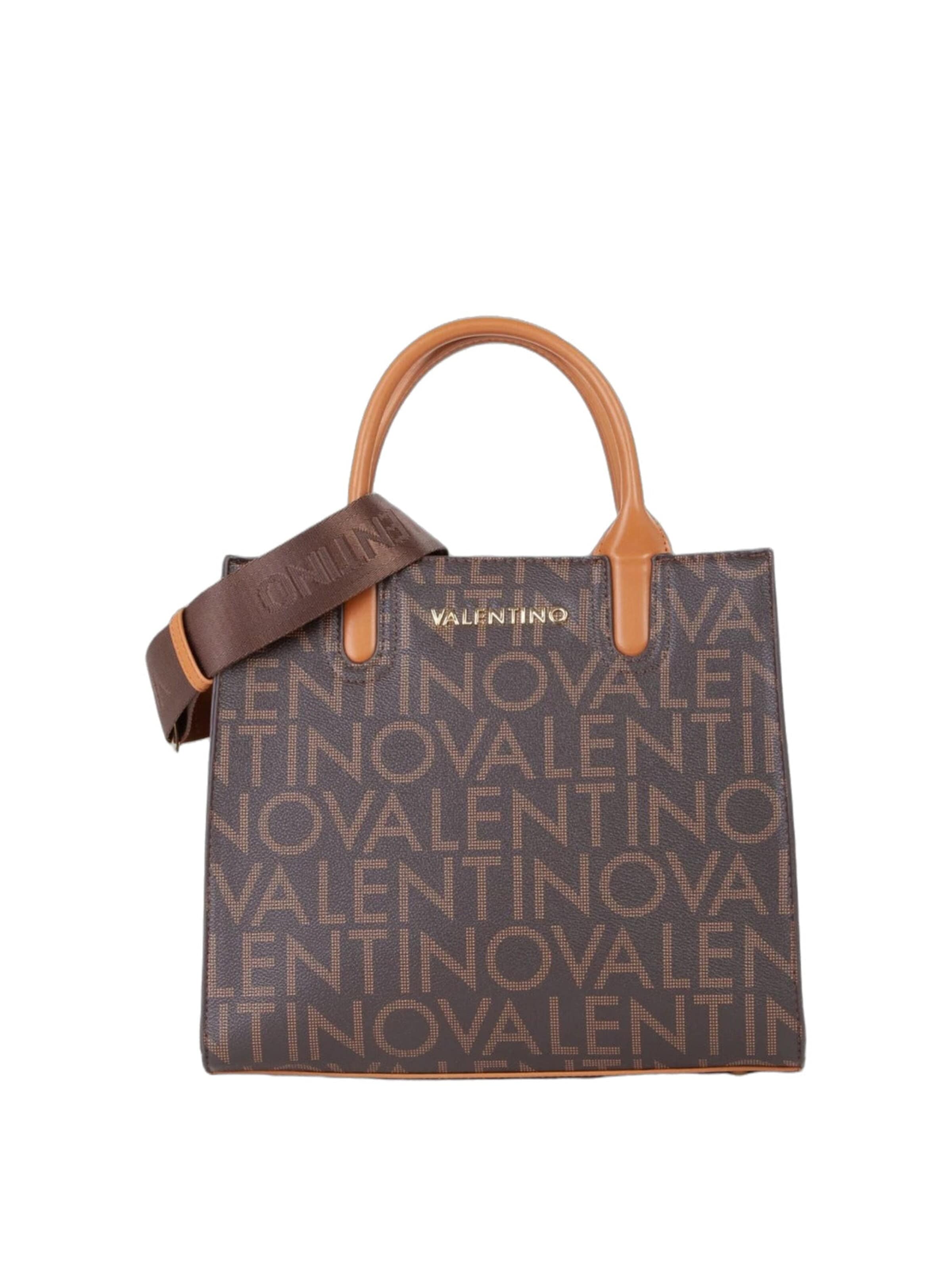 VALENTINO - Shopper 'Regina Re' en marrón: frente