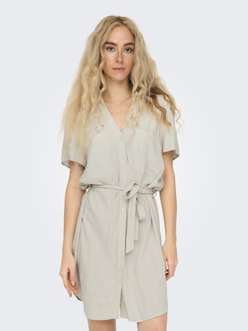 JDY Kleid 'JDYCaya' in Grau: Vorderseite