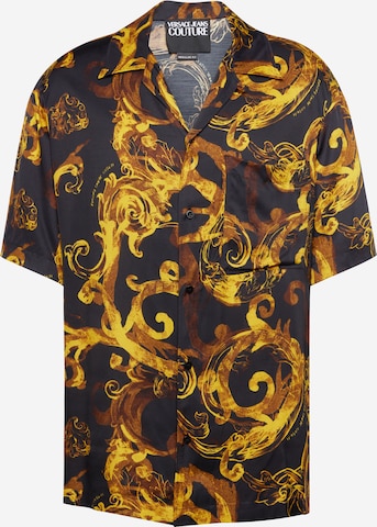 Versace Jeans Couture Comfort fit Button Up Shirt 'BOWLING' in Black: front