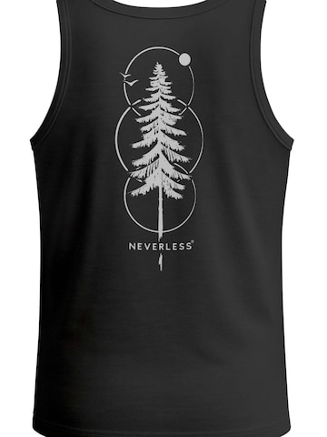 Neverless Shirt 'Outdoor Baum' in Black: front