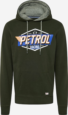 Petrol Industries Sweatshirt in Green: front