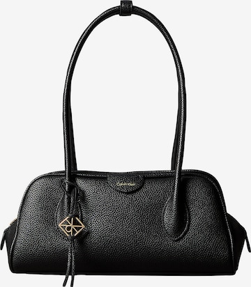 Borsa a spalla di Calvin Klein in nero: frontale