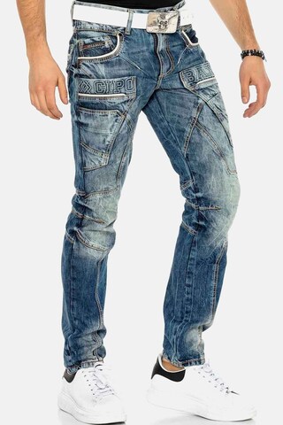 CIPO & BAXX Tapered Jeans in Blauw