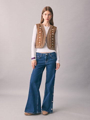 Gilet 'SOHO' MANGO TEEN en marron