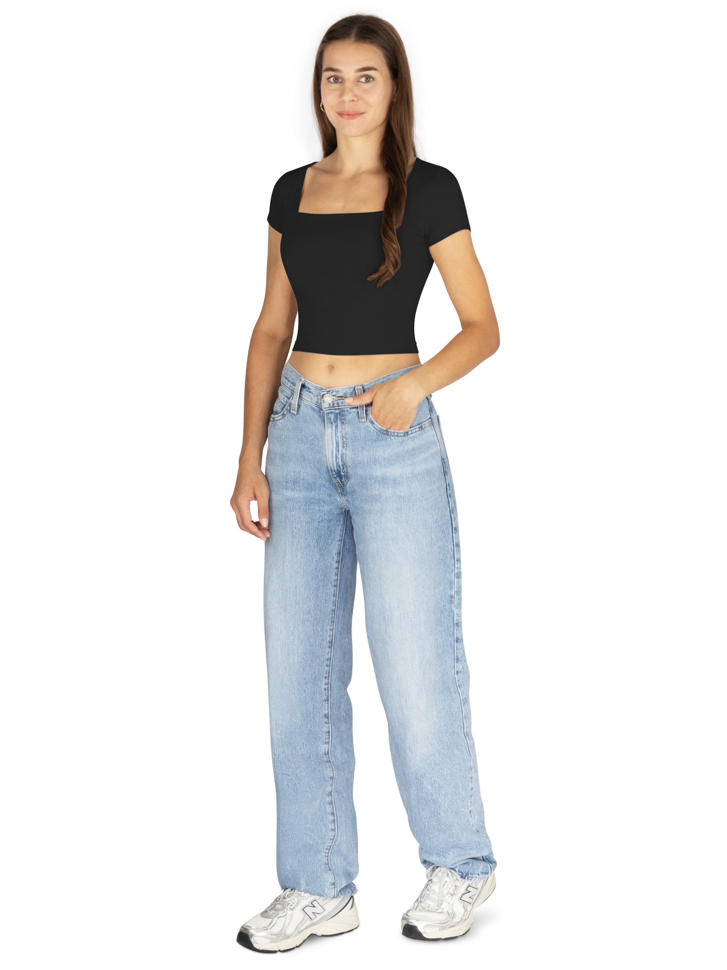 Janice Shirt in Zwart