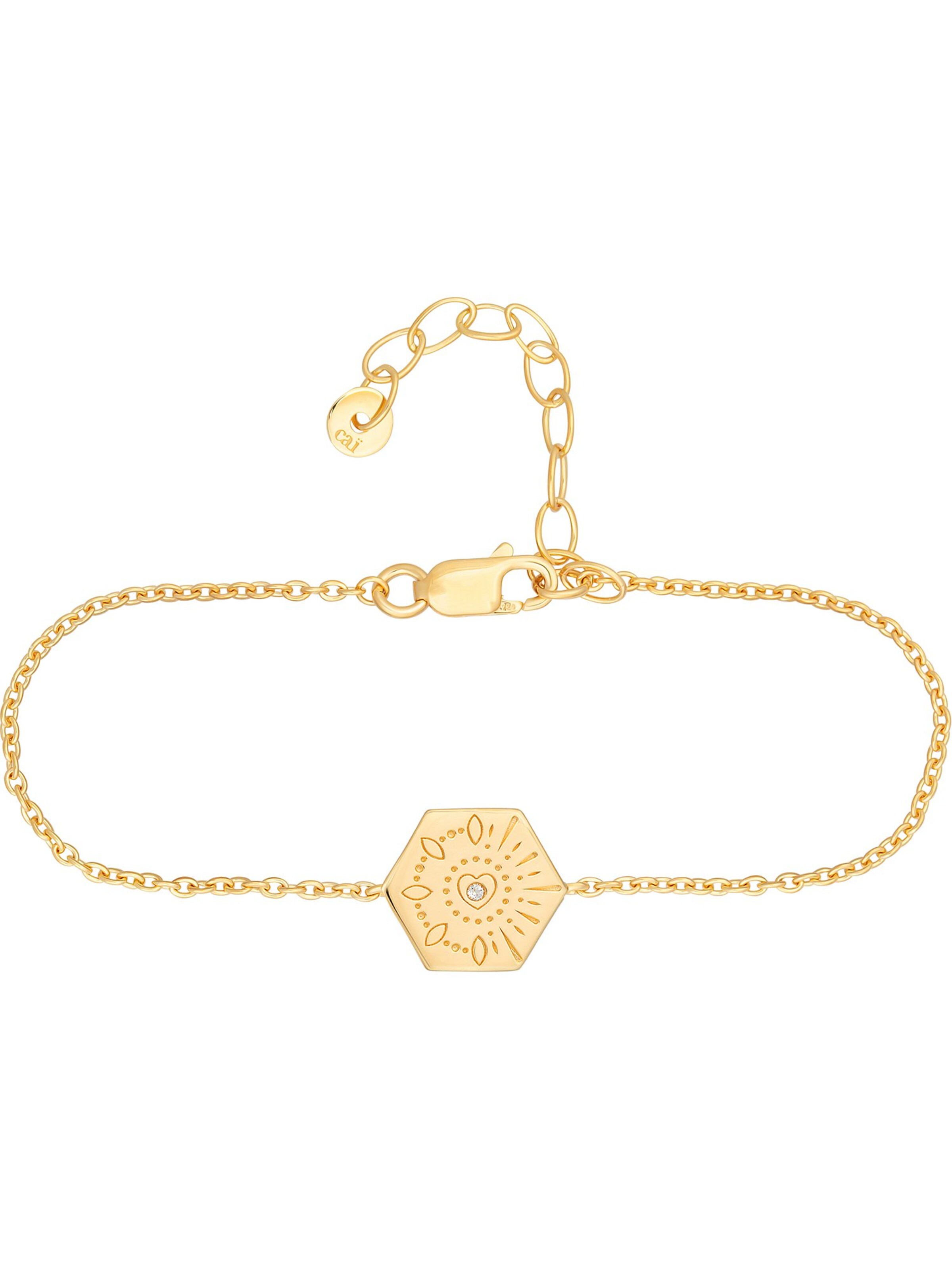 Bracelet caï en or : devant