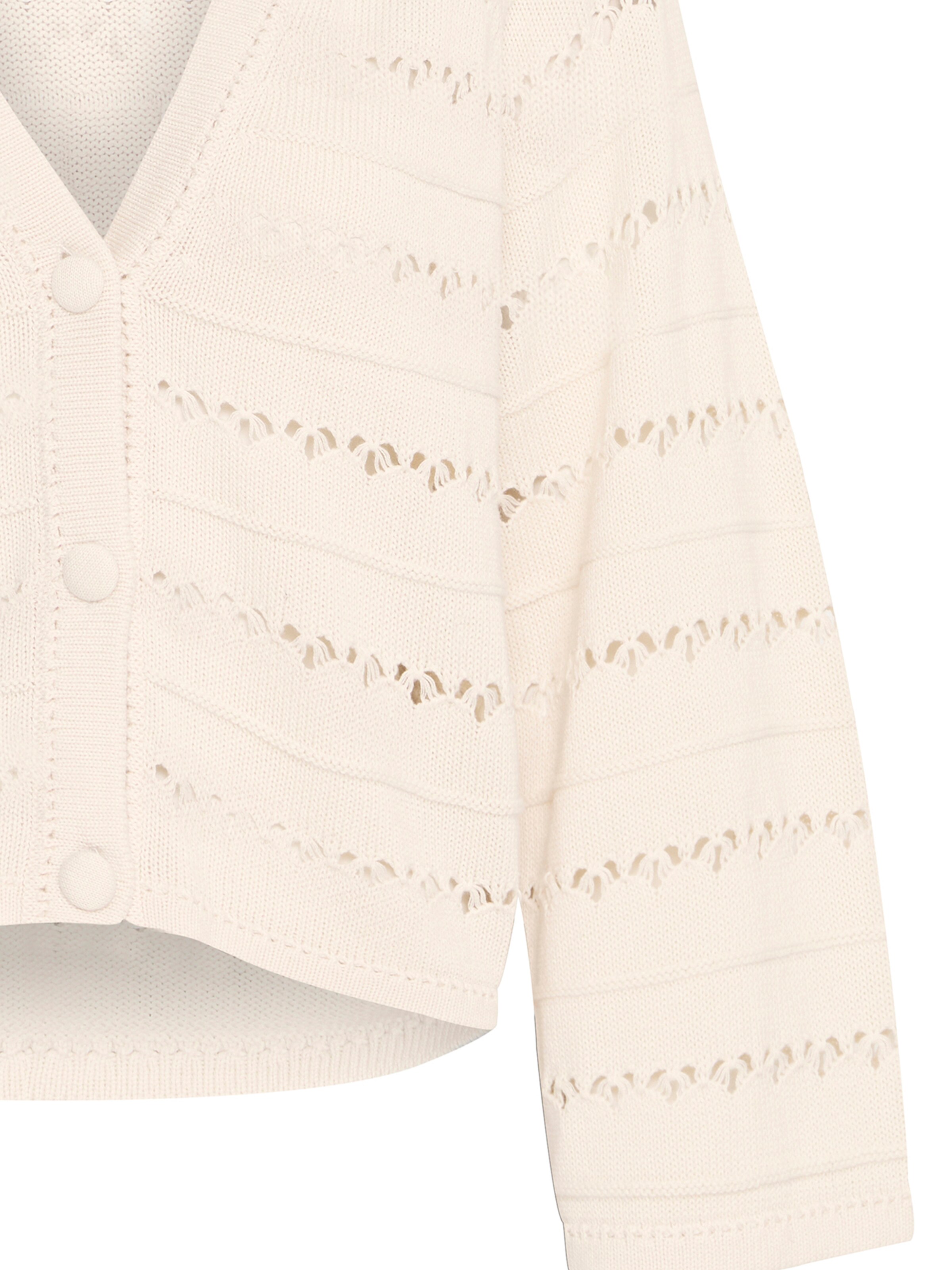 Geacă tricotată 'IHLALUHA' de la ICHI pe bej