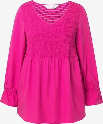MIAMODA Blouse in Pink: front