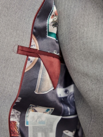 Next Slim Fit Sakko in Grau