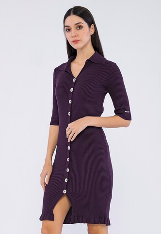 Abito in maglia 'Francesca' di Giorgio di Mare in lilla