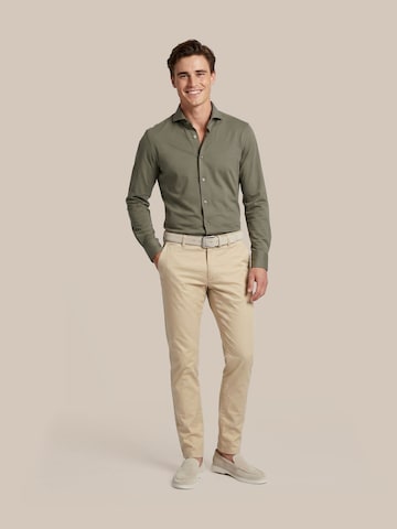 Suitable Slim fit Overhemd in Groen