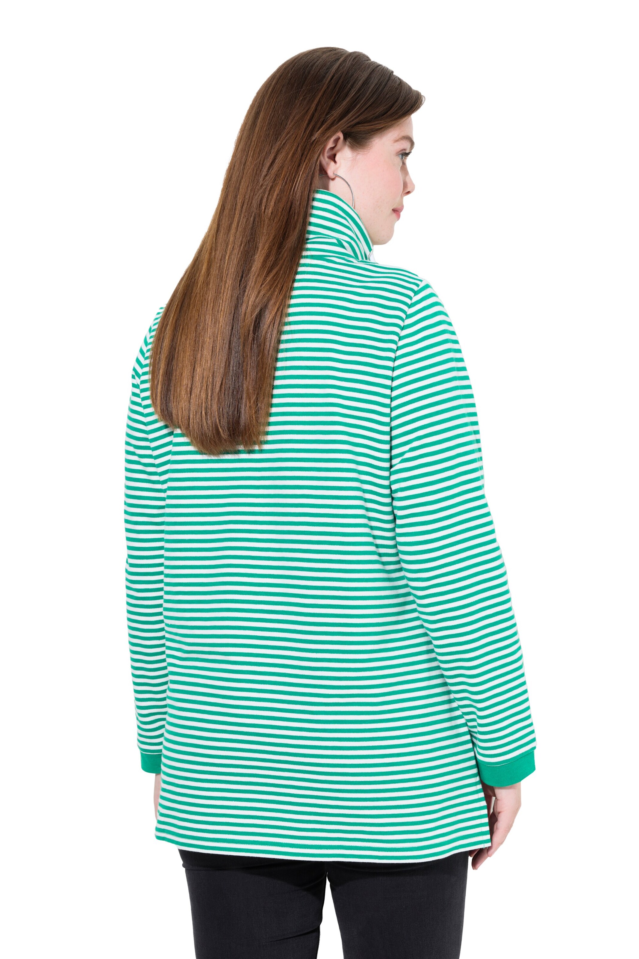 Ulla Popken Sweatshirt in Grün