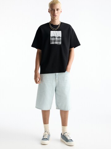 Pull&Bear Shirt in Zwart