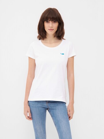 T-shirt 'Ocean' MBRC the ocean en blanc : devant