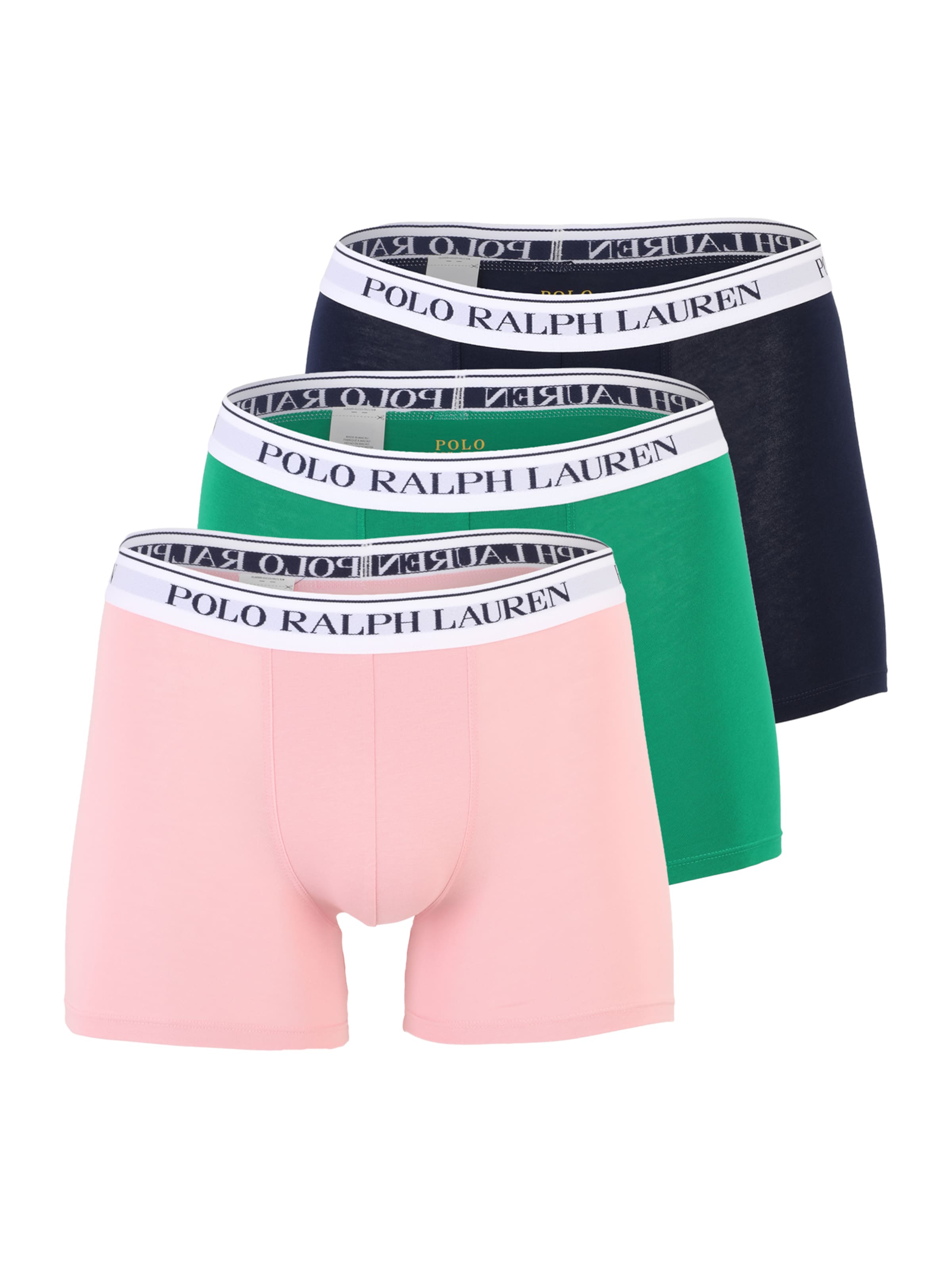 Polo Ralph Lauren Шорты Боксеры в Темно-синий / Зеленый / Розовый / Белый, Обзор товара