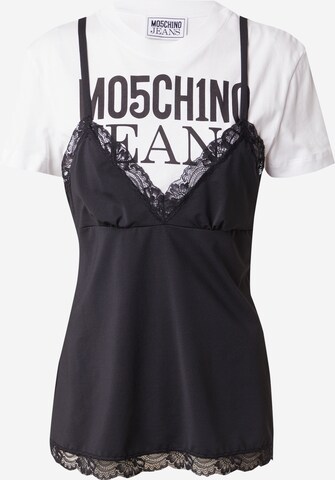 Moschino Jeans Shirt in Zwart: voorkant